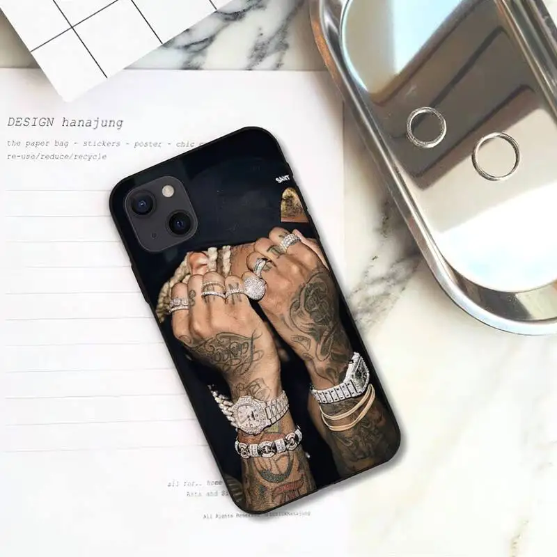 Rapper lil durk Phone Case For iPhone 11 12 Mini 13 Pro XS Max X 8 7 6s Plus 5 SE XR Shell images - 6