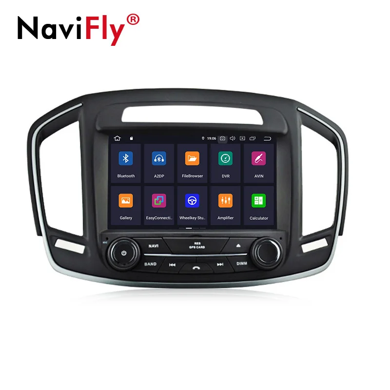 NaviFly Android 9,0 автомобильный DVD gps навигатор плеер для Opel Vauxhall Insignia Автомобильный Радио стерео плеер Поддержка wifi BT