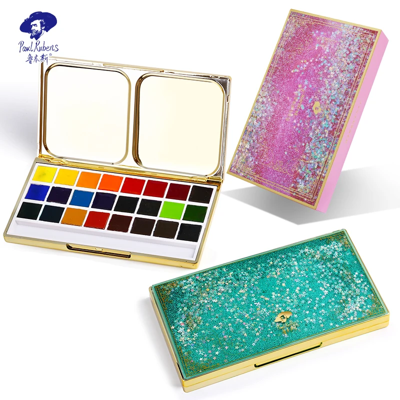 Официальный портативный набор Рубенс для путешествий 24 цвета Яркие серии умные