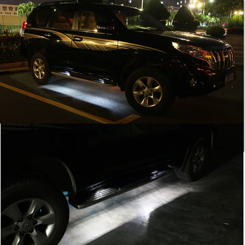 

Led Flood light Welcome Lamp Pedal Detector Lighting For Toyota Land Cruiser Prado 2010-2020 Ambient Light Toyota Prado 2011