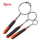 Регулируемое телескопическое зеркало для осмотра шасси транспортного средства светодиодный светильник кой, 3 шт.