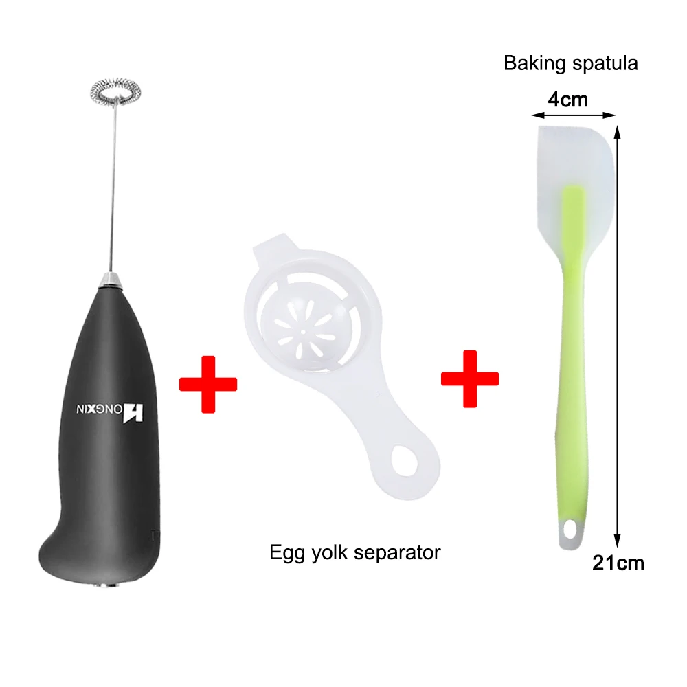 Электрический ручной венчик миксер для молока яиц пенообразователь