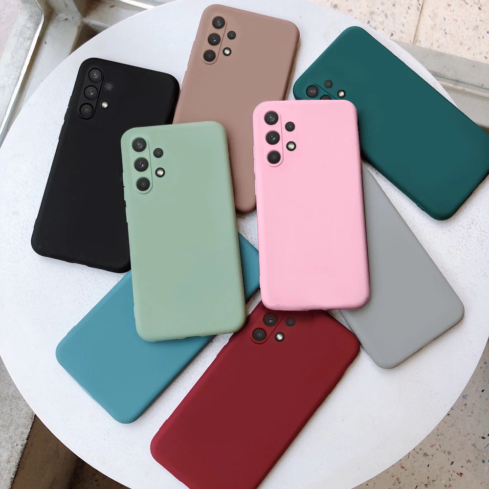 

camera protector case for samsung galaxy a32 4G 6.4 inch cover thin matte soft no fingerprint protective shell