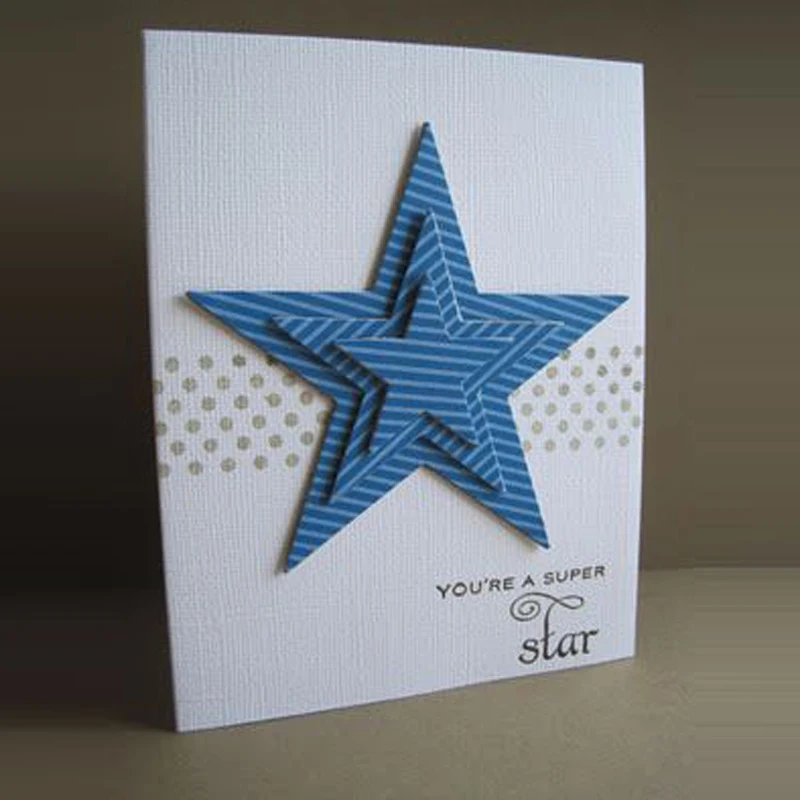

Stars Metal Cutting Dies New for Scrapbooking DIY Album Embossing Folder Paper Card Maker Template Stencils