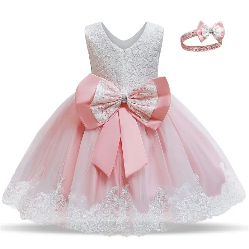 

Little Girl Dresses Summer Sleeveless Party and Wedding Clothes for Children Toddler Kids Tutu Dress Gown Birthday New Year Gift