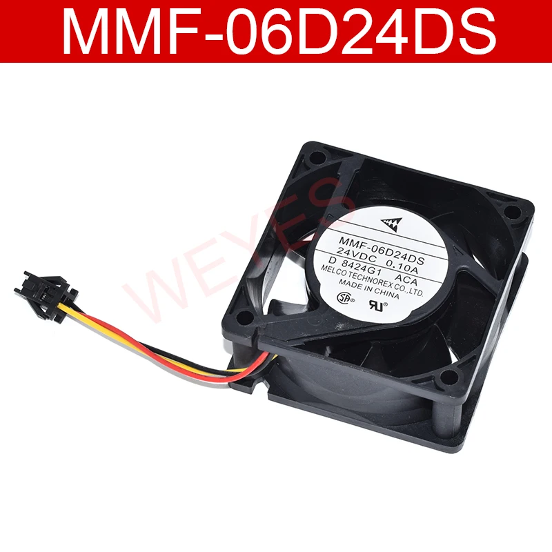 Оригинальный MMF 06D24DS DC24V 0.1A трехлинейный квадратный Вентилятор охлаждения|Кулеры