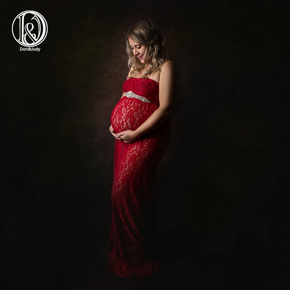 Женские кружевные платья для беременных с ремнем Дон и Джуди реквизит фотосъемки