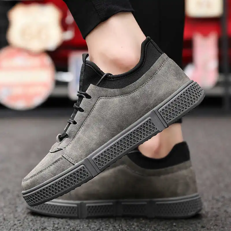 

Мужские кроссовки с низким верхом, легкие спортивные Полуботинки, обувь на плоской подошве для улицы, Нескользящие, 170D