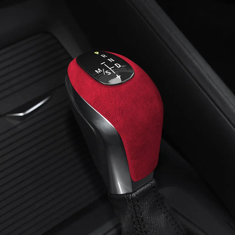 Модная меховая кожаная наклейка для переключения передач bmw 2 серии 2015-2019 X1 2016-2019 1