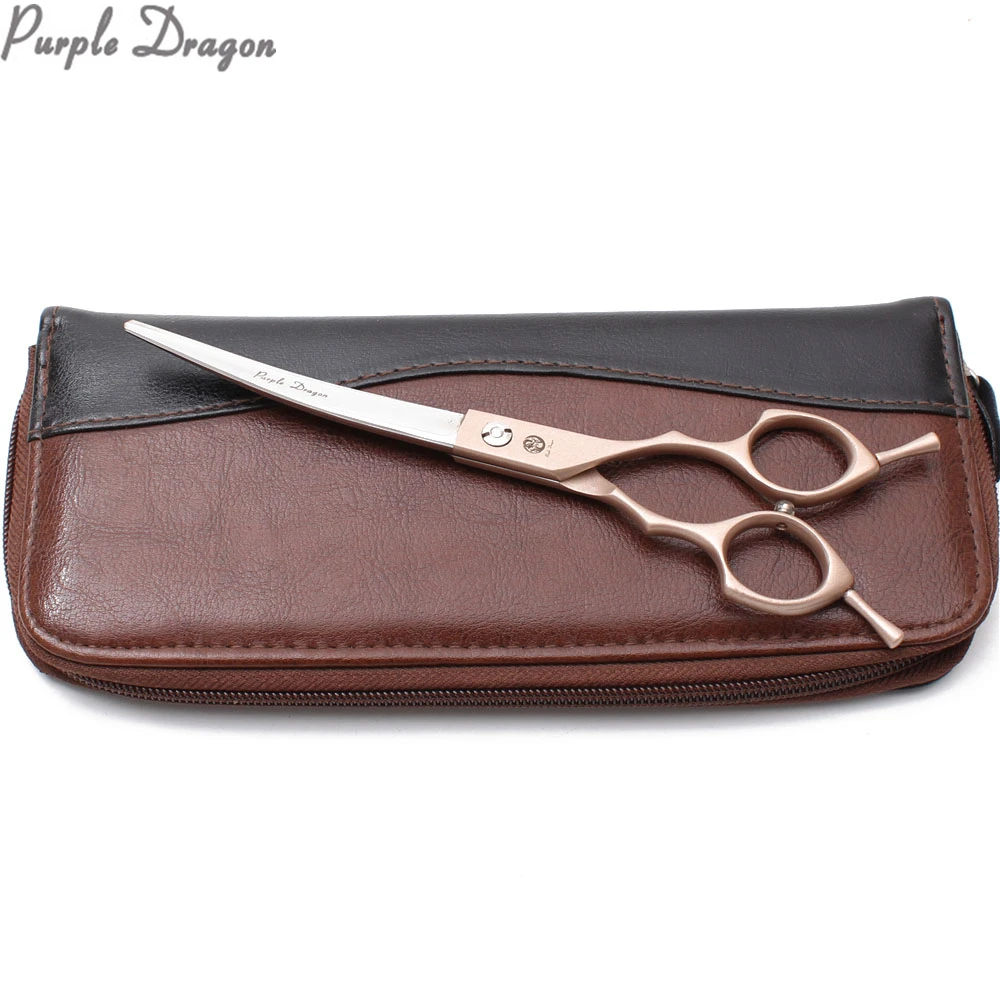 

6.5" 7.0" 440c Dog Grooming Scissors Animal Scissors Up Curved Shears Professional Pet Scissors Dropshipping Z4009