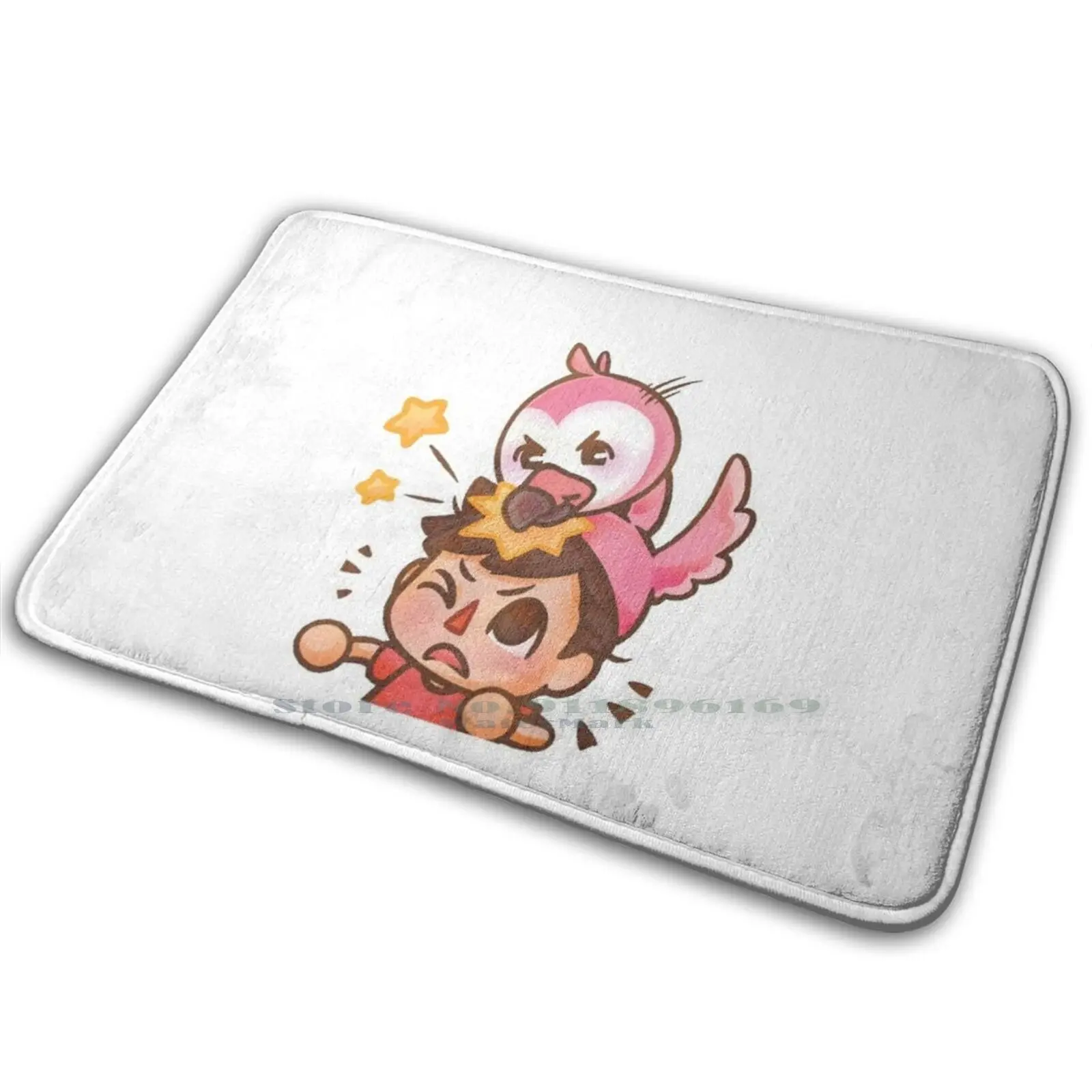 Коврик с фламинго для Youtube Противоскользящий коврик входной двери в спальню Youtuber