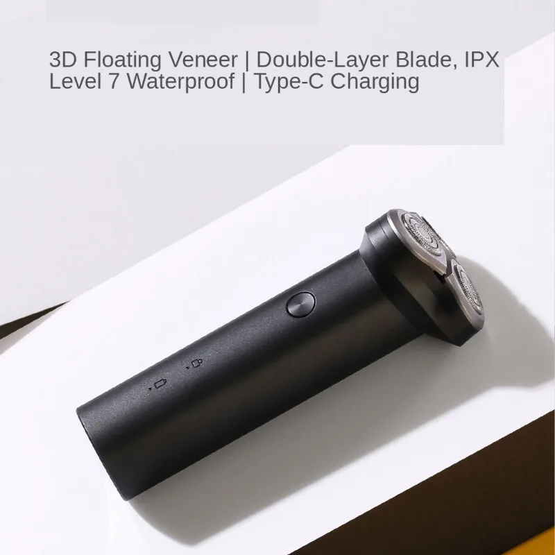 Оригинальная электробритва Xiaomi Mijia S300 Black 3D плавающая шпона двойная режущая