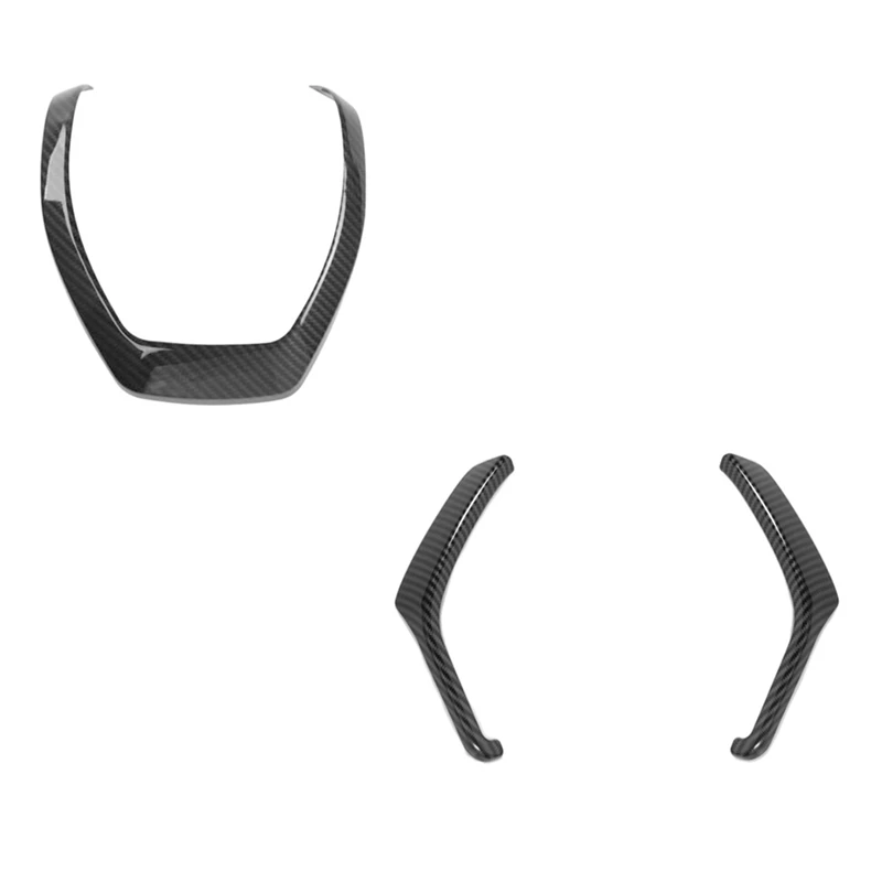 

Крышка рулевого колеса из углеродного волокна для 2015 -2020 ford F150 F250 F350, Отделка приборной панели, боковой измеритель, аксессуары для отделки