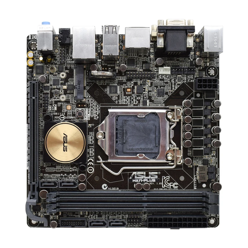 Bestellen Für ASUS H97I-PLUS LGA 1150 Intel H97 Original Verwendet Mainboard DDR3 HDMI USB 3,0 Mini-ITX Intel Motherboards Für I7 I5 I3 SATA3