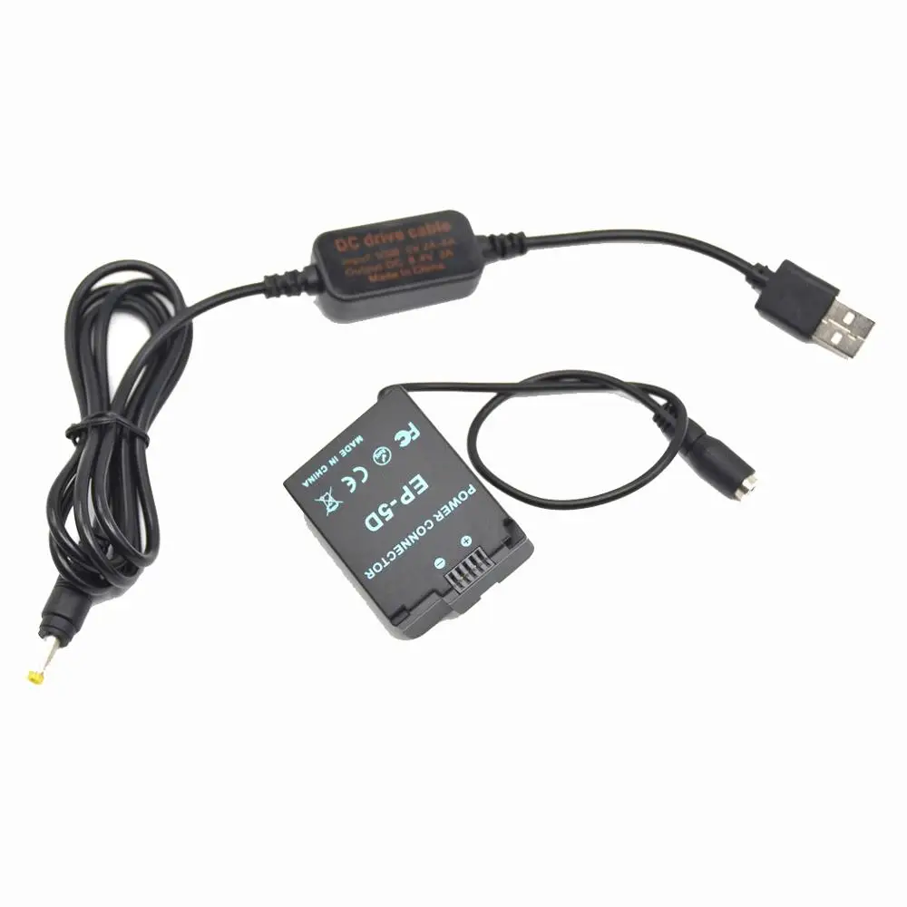 USB накопитель EH 5 В 8 4 кабель внешнего аккумулятора постоянного тока + муфта ENEL21