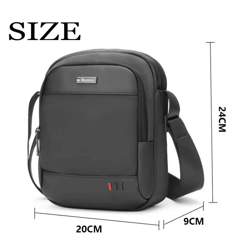 ARCTIC HUNTER деловая короткая мужская сумка через плечо подходит для Ipad 8 дюймов