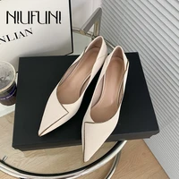 niufuni summer pvc transparent thick high heels open toe black white simple womens slippers sandal slip on outdoor slides shoes