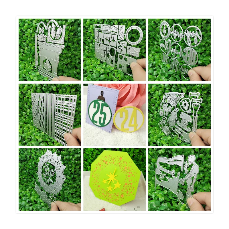 Подходит для рождественской металлической высечки DIY альбом скрапбукинга