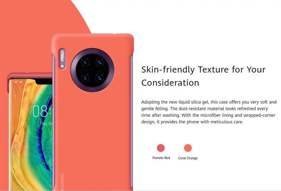 Тема для путешествий от huawei mate 30 Pro 5G чехол оригинальная официальная коробка mate 30 Pro силиконовый кожаный чехол LIO-N29/TAS-L09