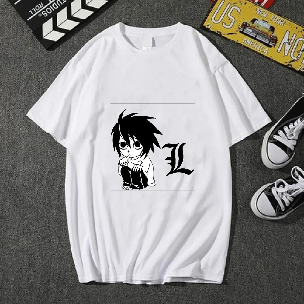 New Japanese Harajuku Death Note Unisex T Shirt Short Sleeve Women Tees Clothes Anime T-shirt