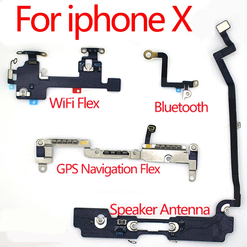 Оригинальная Wifi антенна Flex для iPhone X Bluetooth NFC Wi-Fi GPS сигнальная Антенна гибкий