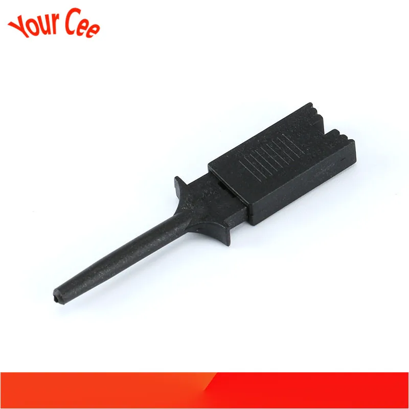 12 шт. мини-захват тестовый крюк зажим зонд Aligator для SMD IC тест зажимы крючок