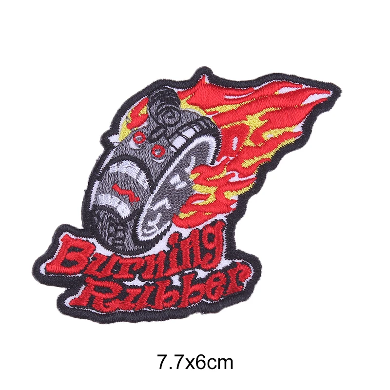 Нашивки с утюгом в стиле панк Череп Орел наклейки на одежду тканевые нашивки