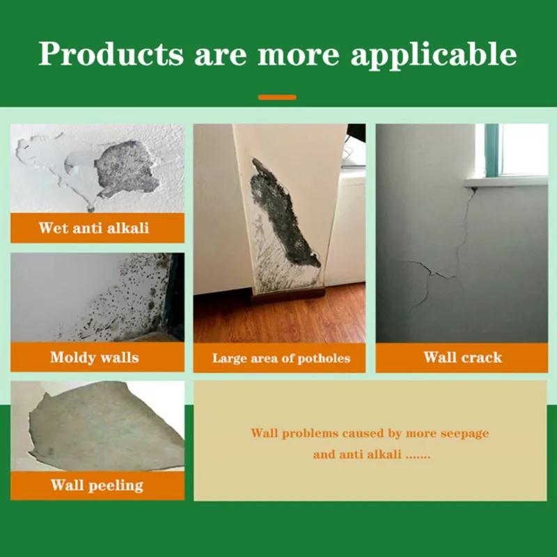 

ZWA 100ml Wall Mending Agent Wall Repair Cream Wall Crack Nail Repair Agent Walls Peeling Gap Repair paste With scraper