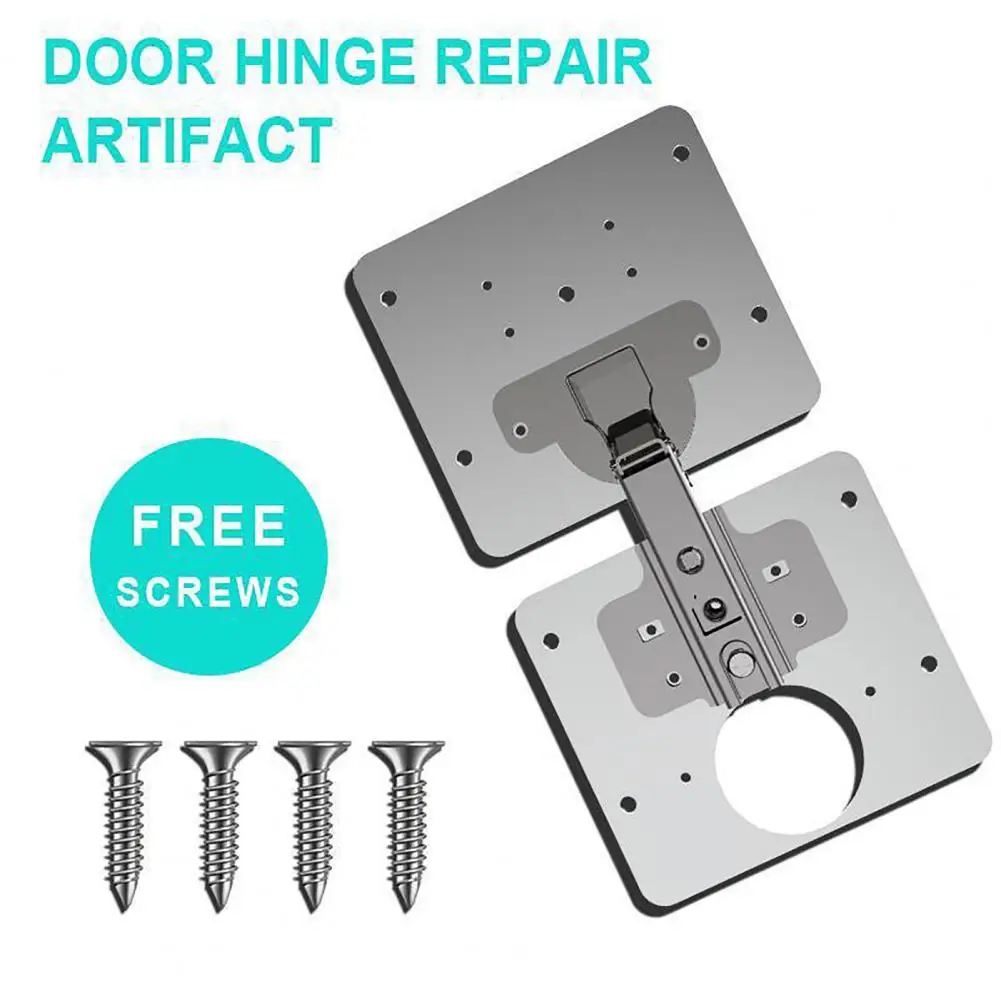 

1pc Hinge Repair Plate for Cabinet Furniture Fittings Drawer Window Stainless Steel Plate Repair Accessory Furniture Hardware
