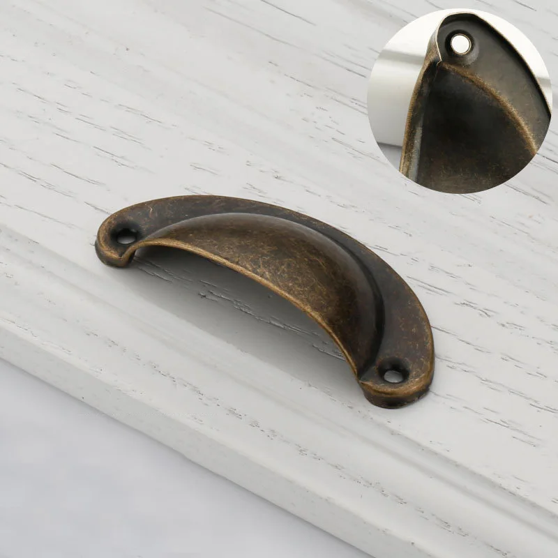 6/12 шт чашки в виде раковины ручка ящика ручной подстаканник мусорный бак