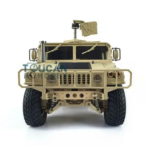 HG 1/10 масштаб 4*4 Hummer военный автомобиль P408 гоночный Радиоуправляемый с ESC моторный