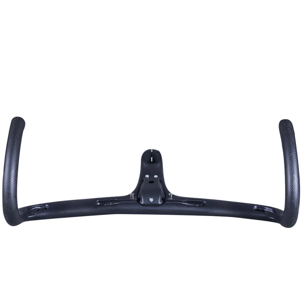 Продажа Матовый 3K Углеродное волокно 5D Интегрированный руль со стержнем для велосипеда, шоссейного велосипеда, изогнутый стержень, велосипедные де...