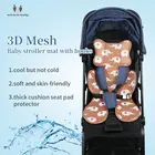 Детская летняя прохладная коляска, Детские аксессуары, дышащий 3D коврик для новорожденных, дорожный автомобильный матрас для стула