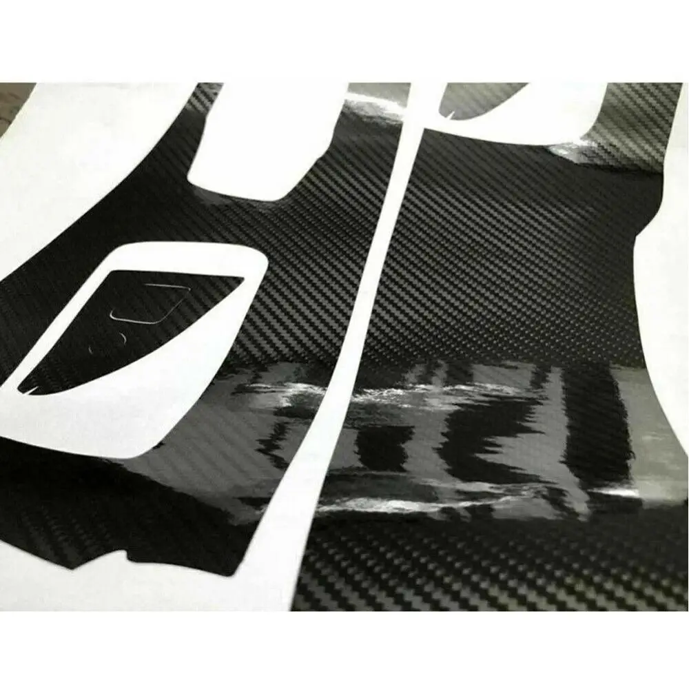 Новинка Стикеры для салона автомобиля глянцевая Обмотка из углеродного волокна