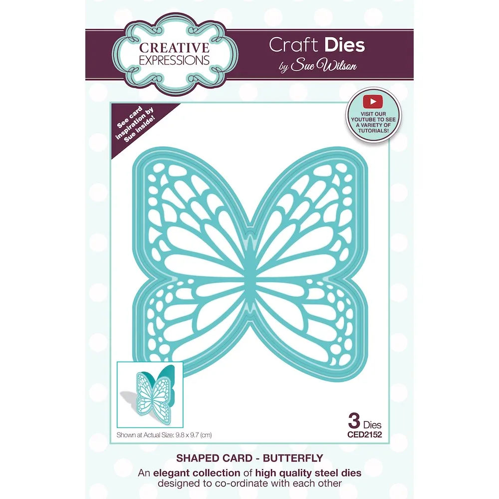 

Butterfly 2021 Arrival New Metal Cutting Dies Scrapbook Diary Decoration Stencil Embossing Template Diy Greeting Card Handmade