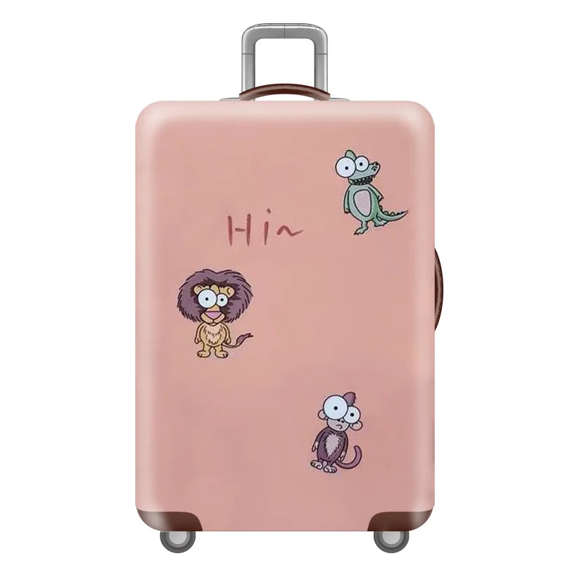 K Luggage cover Эластичные Защитные чехлы для багажа с животным узором, Чехол для багажа, подходит для 18-32 дюймов, пылезащитный чехол для чемодана, аксессуары для путешествий - Цвет: K Luggage cover