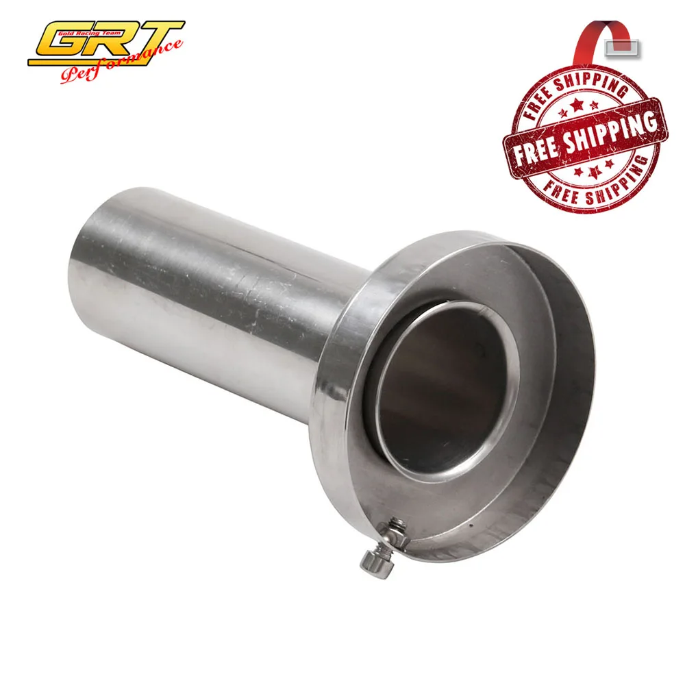 Глушитель выхлопной трубы глушитель из нержавеющей стали круглый наконечник 85