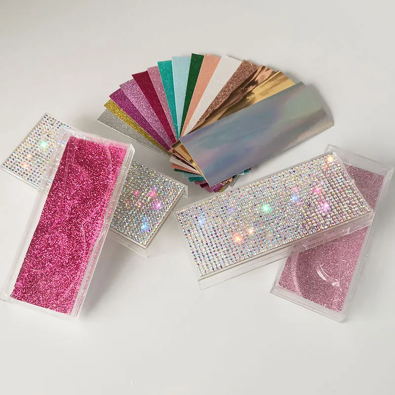 Новая пустая упаковка для алмазных ресниц 10 шт./лот коробки со стразами норковые