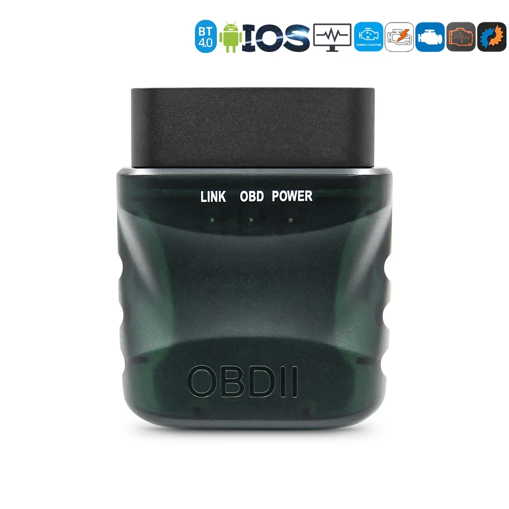 Диагностический прибор OBD2 Mini OBD V1.5 Bluetooth 4.0 Elm327 для Android/ПК/Ios автомобильные