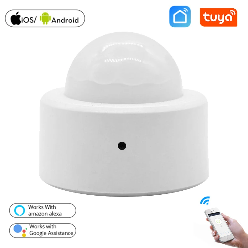 

Tuya Smart Human Body Sensor Motion ZigBee Security Home Alarm System Mini Wireless Motion Detector Works For Alexa Google Home