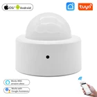 Умный датчик движения тела Tuya ZigBee, Беспроводная мини-система охранной сигнализации для дома, работает с Alexa Google Home