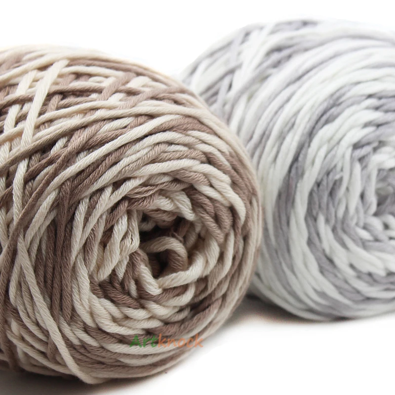 1 шт. толстая хлопковая пряжа 200 граммов с большими шариками для вязания свитеров