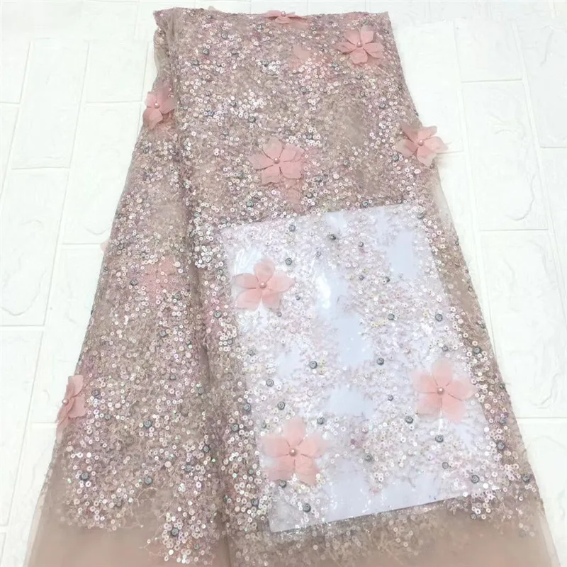 Нигерийская кружевная ткань 2018 новейшая африканская французская желтая