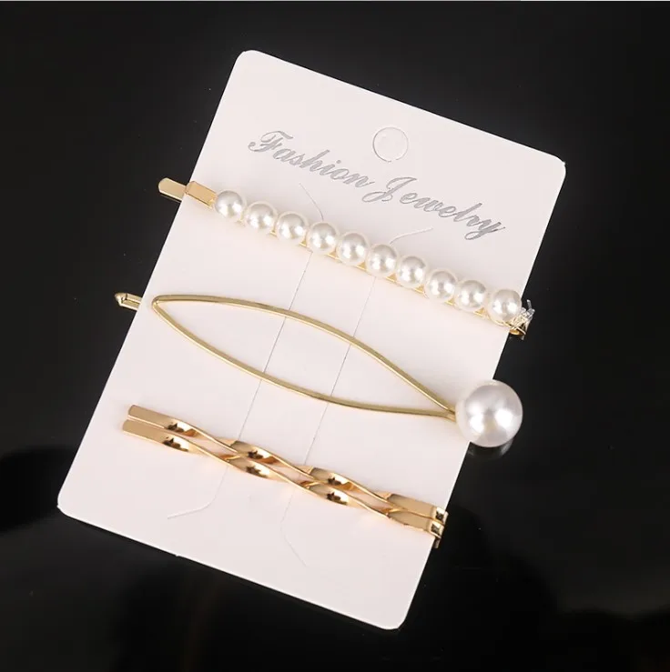 10 Wave3(4Pcs) Элегантные жемчужные заколки для волос для женщин и девочек, металлическая заколка-палочка, Шпилька для волос, Золотая ручная работа, корейский дизайн, аксессуары для укладки волос - Цвет: 10 Wave3(4Pcs)
