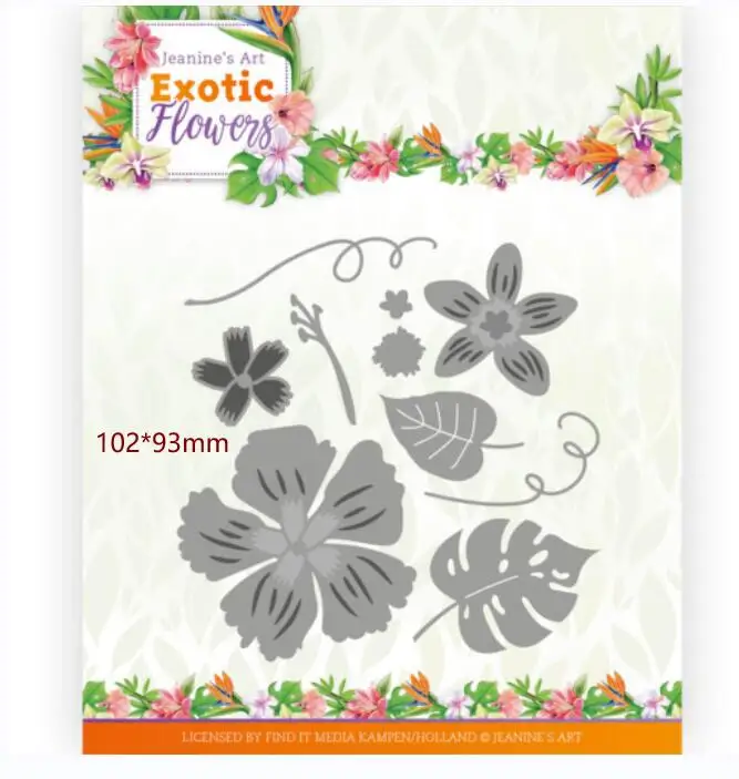 

Flowers and leafs Metal cutting dies cut die mold card Scrapbook paper craft knife mould blade punch stencils