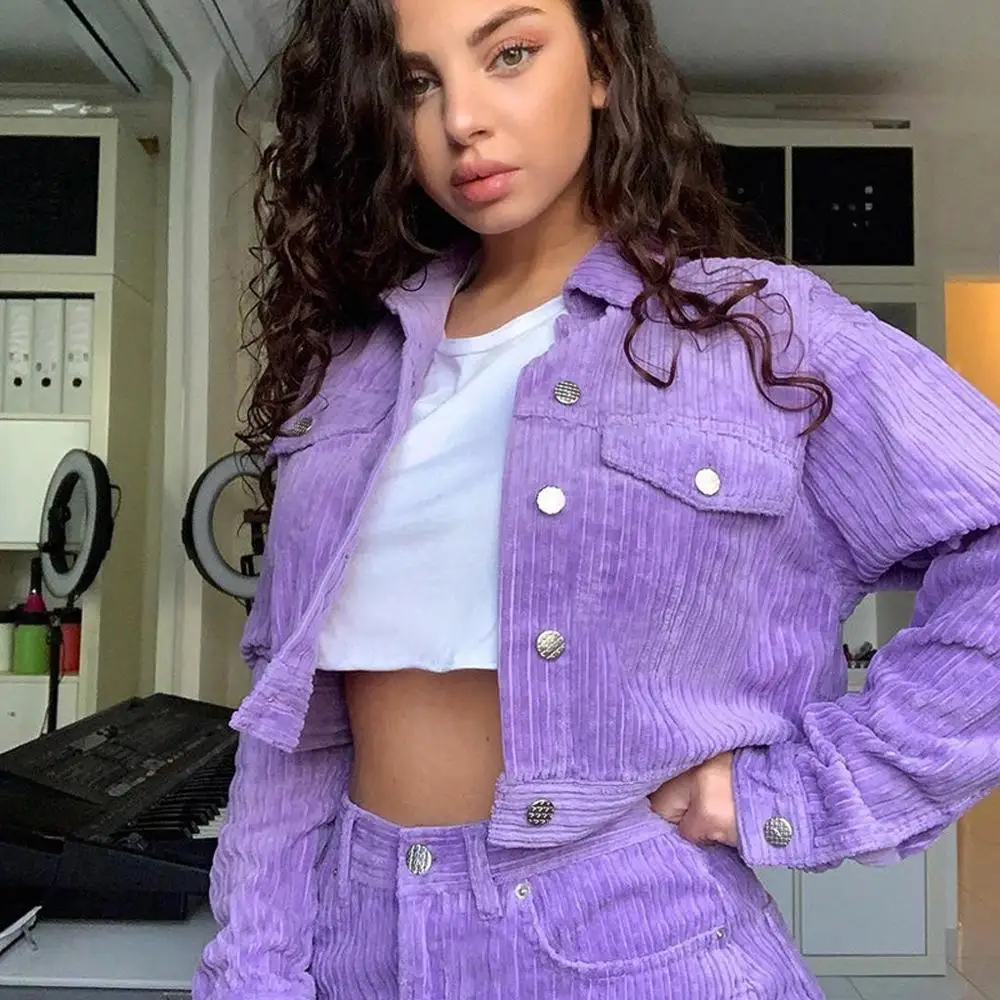 Крутая уличная одежда для девочек верхняя пальто новинка 2020 модная Вельветовая