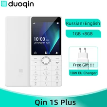 Qin 1S Plus 1GB RAM 8GB ROM Mobile Phone 2.8 IPS Screen Bluetooth GPS Phone 1480mAh Battery VoLTE 4G Network WIFI Cellphone
