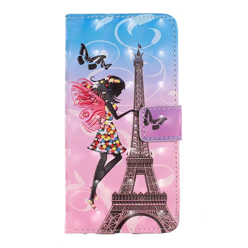 Tower Girl Для iPhone 11 Pro Max кошелек кожаный чехол Роскошный чехол для iPhone X XR XS Max 8 7 6 S 6 S Plus 5S SE слот для карт чехол Сумки - Цвет: Tower Girl