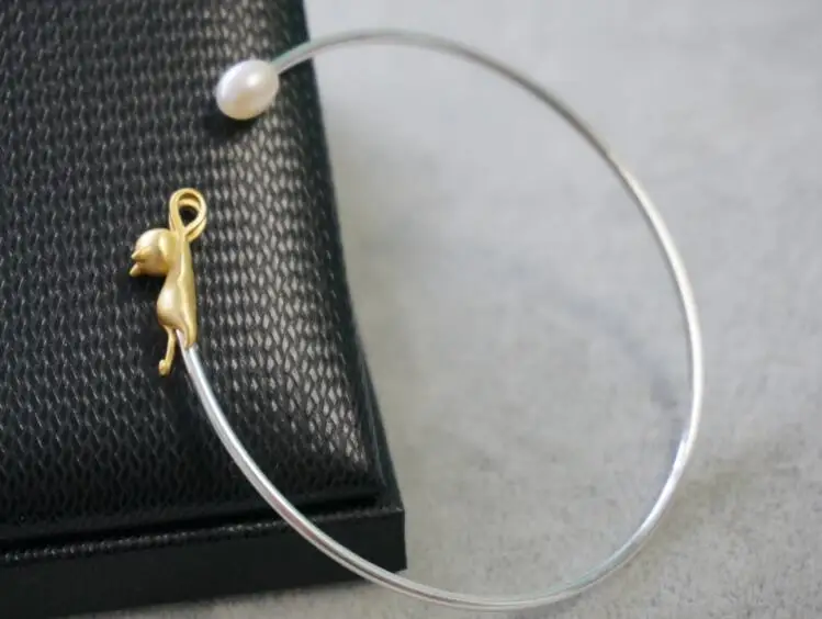 Один из видов браслетов стерлингового серебра 925 пробы простой дизайн ювелирное