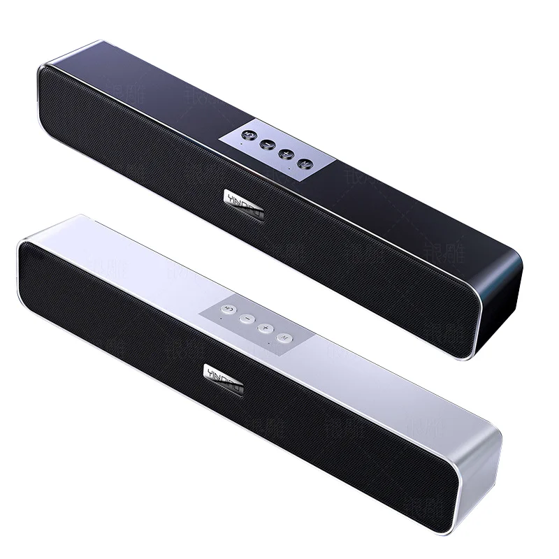 

LED TV Sound Bar Alarm Clock Wired Wireless Bluetooth Speaker Home Theater Surround Subwoofer AUX USB For PC TV Computer